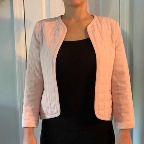 Wilfred Quilted open Jacket blazer, light Pink, Size S pocket’s slightly cropped - Picture 11 of 15